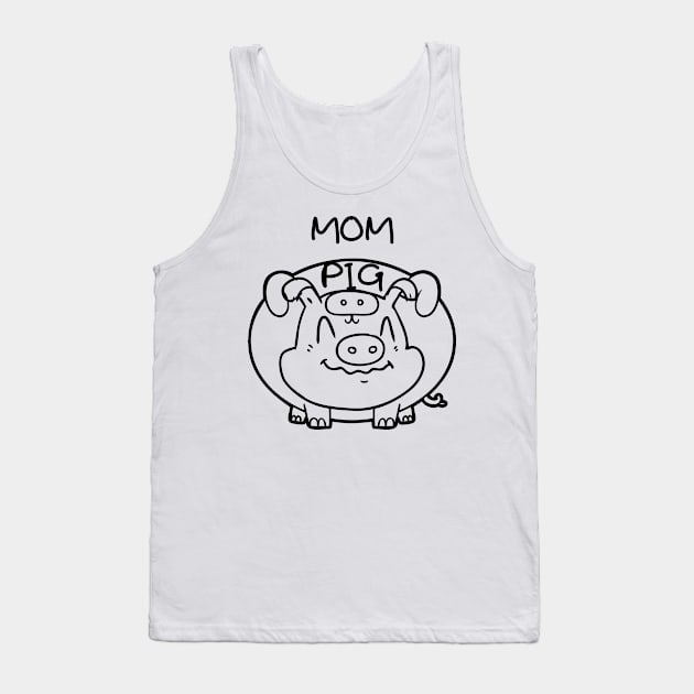 MOM PIG Tank Top by MeKong